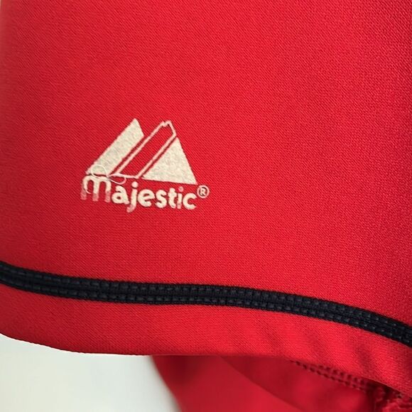 Sewn Majestic authentic Boston Red Sox Home BIG Man baseball jersey 2XL/XXL wow! - Picture 6 of 7